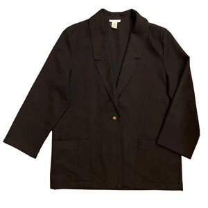 Women Vintage ILGWU Classic Heritage Career Blazer Poly Blend Union Made 70s/80s